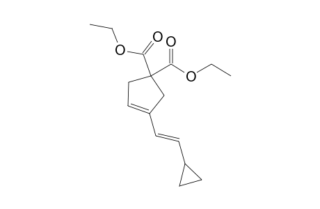(E)-3-(2-Cyclopropylethenyl)-3-cyclopentene-1,1-dicarboxylic acid diethyl ester