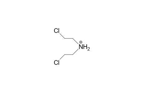 Bis(2-chloro-ethyl)-ammonium cation