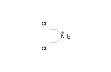 Bis(2-chloro-ethyl)-ammonium cation