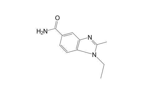 1-ethyl-2-methyl-5-benzimidazolecarboxamide