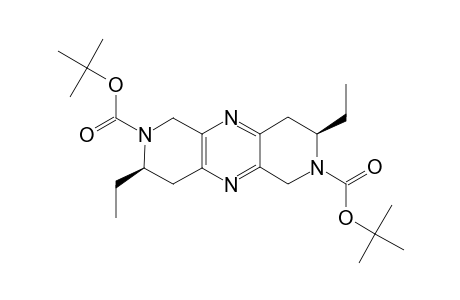 DI-TERT.-BUTYL-(3R,8R):3,8-DIETHYL-1,3,4,6,8,9-HEXAHYDRODIPYRIDO-(3,4-B:3',4'-E)-PYRAZINE-2,7-DICARBOXYLATE