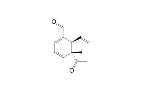 cis-5-Acetyl-6-ethenyl-5-methyl-1,3-cycvlohexadienecarbaldehyde