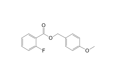 2-Fluorobenzoic acid, 4-methoxybenzyl ester