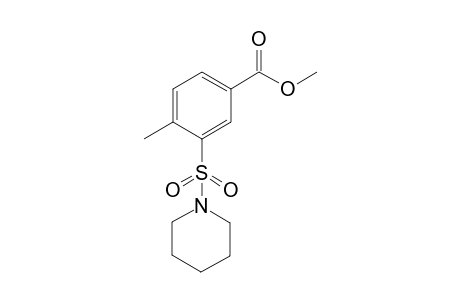 Methyl 4-methyl-3-(1-piperidinylsulfonyl)benzoate