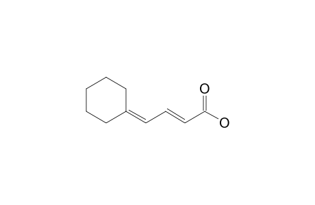 (E)-4-cyclohexylidene-2-butenoic acid