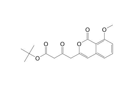 TERT.-BUTYL-4-(8-METHOXY-1-OXO-1H-ISOCHROMEN-3-YL)-3-OXO-BUTANOATE