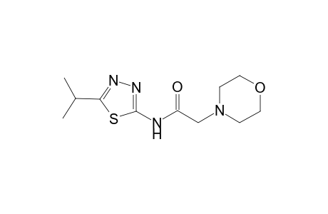 N-(5-Isopropyl-1,3,4-thiadiazol-2-yl)-2-(4-morpholinyl)acetamide