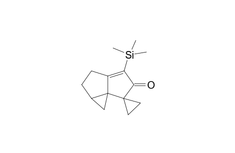 7-Trimethylsilylspiro(cyclopropane-1,9'-tricyclo[4.3.0.0(1,3)]non-6'-en-8'-one)