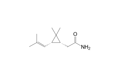 (1R,3S)-2,2-Dimethyl-3-(2-methyl-1-propenyl)cyclopropaneacetamide