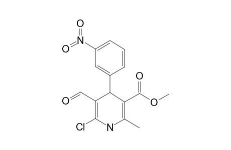 Methyl 6-chloro-5-formyl-2-methyl-4-(3-nitrophenyl)-1,4-dihydropyridine-3-carboxylate