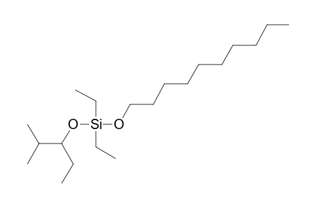 Silane, diethyldecyloxy(2-methylpent-3-yloxy)-