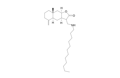 (3aR,4aS,8aR,9aR)-3-[(Dodecylamino)methyl]decahydro-8a-methyl-5-methylidenenaphtho[2,3-b]furan-2(3H)-one