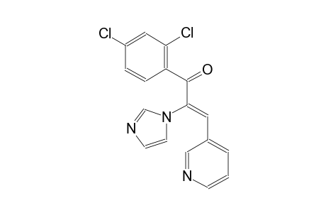 (2Z)-1-(2,4-dichlorophenyl)-2-(1H-imidazol-1-yl)-3-(3-pyridinyl)-2-propen-1-one