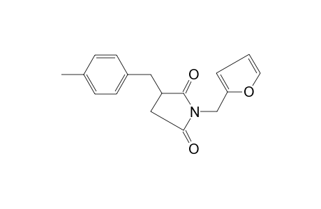 1-(2-furanylmethyl)-3-[(4-methylphenyl)methyl]pyrrolidine-2,5-dione