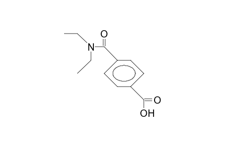 PARA-CARBOXY-N,N-DIETHYLBENZAMIDE;(=N,N-DIETHYLTEREPHTHALAMIDSAEURE)