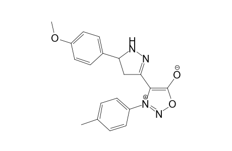 3-[3-(4-Methylphenyl)sydnon-4-yl]-5-(4-methoxyphenyl)-4,5-dihydro-1H-pyrazole