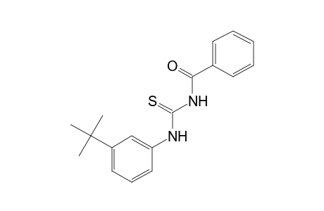 1-benzoyl-3-(m-tert-butylphenyl)-2-thiourea