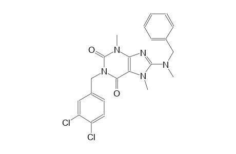 8-[benzyl(methyl)amino]-1-(3,4-dichlorobenzyl)-3,7-dimethyl-3,7-dihydro-1H-purine-2,6-dione