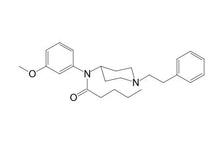 N-(3-Methoxyphenyl)-N-(1-phenethyl-4-piperidyl)pentanamide