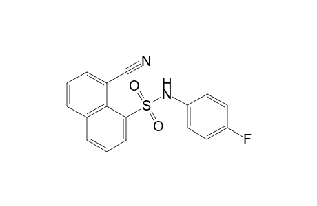 8-Cyano-N-(4-fluorophenyl)-1-naphthalenesulfonamide