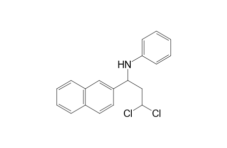 N-(3,3-dichloro-1-(naphthalen-2-yl)propyl)aniline