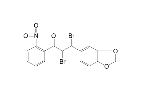 2,3-dibromo-3-[3,4-(methylenedioxy)phenyl]-2'-nitropropiophenone