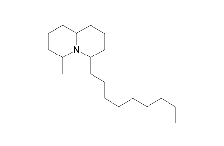 4-methyl-6-nonyl-2,3,4,6,7,8,9,9a-octahydro-1H-quinolizine