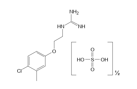 {2-[(4-CHLORO-m-TOLYL)OXY]ETHYL}GUANIDINE, HEMISULFATE