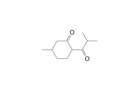 5-Methyl-2-(2-methylpropanoyl)cyclohexanone