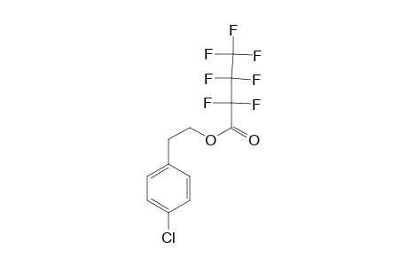 4-Chlorophenethyl alcohol, heptafluorobutyrate