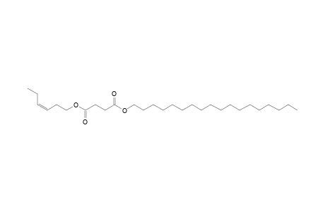 Succinic acid, cis-hex-3-enyl octadecyl ester