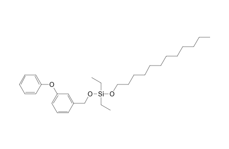 Silane, diethyldodecyloxy(3-phenoxybenzyloxy)-