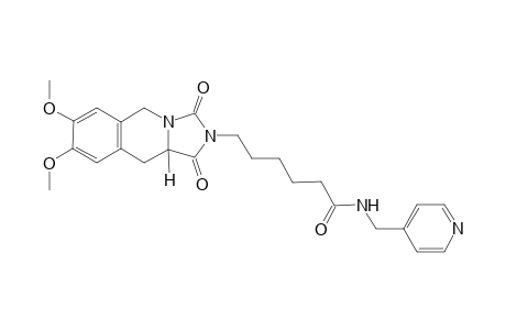 imidazo[1,5-b]isoquinoline-2-hexanamide, 1,2,3,5,10,10a-hexahydro-7,8-dimethoxy-1,3-dioxo-N-(4-pyridinylmethyl)-, (10aS)-