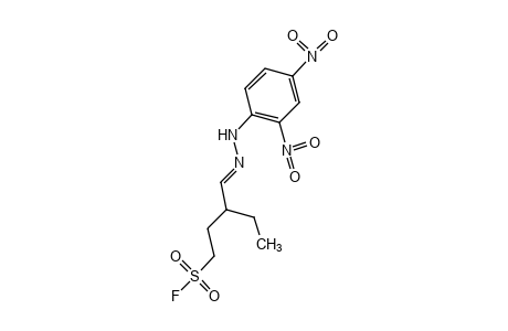 2-ethyl-4-(fluorosulfonyl)butyraldehyde, (2,4-dinitrophenyl)hydrazone