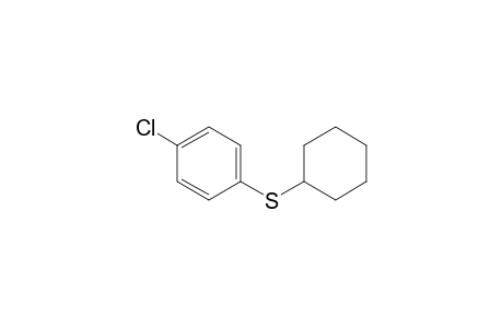 1-Chloranyl-4-cyclohexylsulfanyl-benzene