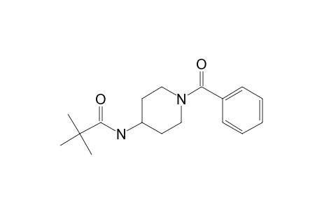 1-Benzoyl-4-piperidinamine, N-trimethylacetyl-