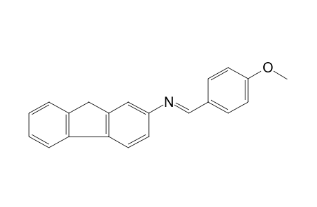 N-(p-methoxybenzylidene)fluoren-2-amine