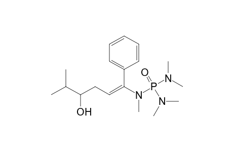 [(4-Hydroxy-5-methyl-1-phenyl-1-hexen-1-yl)]pentamethyl phosphoric triamide