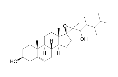 (3S,3'S,8R,9S,10R,13S,14S,17S)-3',10,13-trimethyl-3'-(2,3,4-trimethyl-1-oxidanyl-pentyl)spiro[1,2,3,4,7,8,9,11,12,14,15,16-dodecahydrocyclopenta[a]phenanthrene-17,2'-oxirane]-3-ol