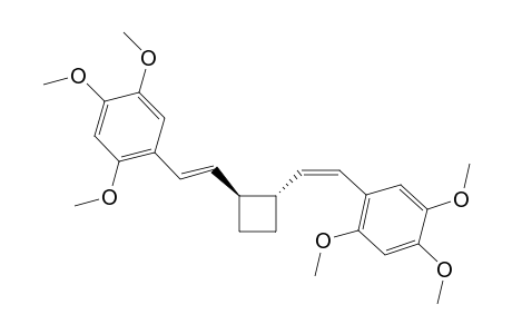 TRANS-1-(2,4,5-TRIMETHOXY-E-STYRYL)-2-(2,4,5-TRIMETHOXY-Z-STYRYL)-CYCLOBUTANE