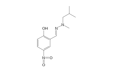 Salicylaldehyde, 5-nitro-, isobutylmethylhydrazone