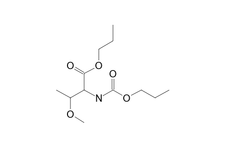 o-Methyl-L-threonine, N-(N-propyloxycarbonyl)-, N-propyl ester