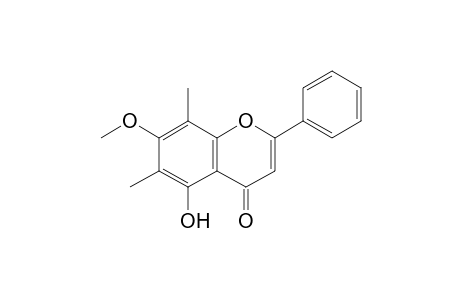 5-Hydroxy-7-methoxy-6,8-dimethylflavone