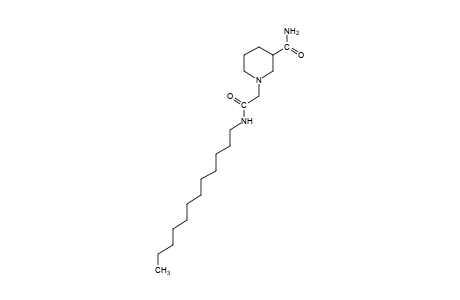 3-carbamoyl-N-dodecyl-1-piperidineacetamide