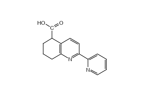 2-(2-pyridyl)-5,6,7,8-tetrahydro-5-quinolinecarboxylic acid