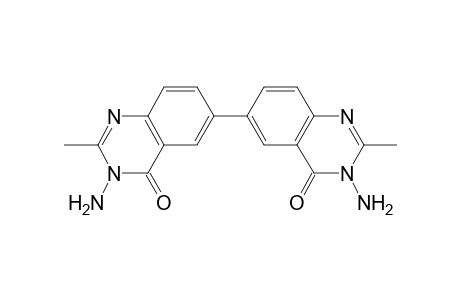 3-Amino-6-(3-amino-2-methyl-4-oxo-6-quinazolinyl)-2-methyl-4-quinazolinone