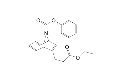 Phenyl 7-(3-ethoxy-3-oxopropyl)-9-azabicyclo[4.2.1]nona-2,4,7-triene-9-carboxylate