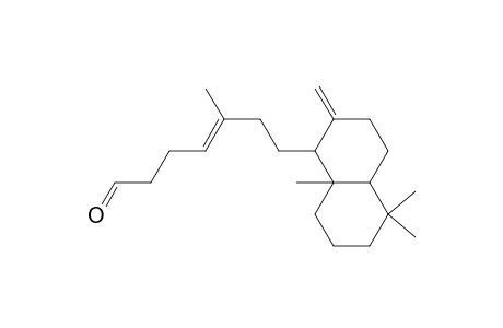 7-(5,5,8a-Trimethyl-2-methylenedecahydronaphthyl)-5-methyl-hept-4-enal