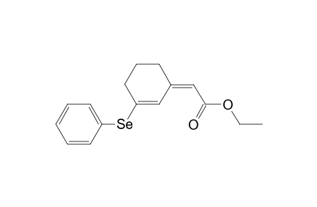 Ethyl 2-(3-phenylselanyl-2-cyclohexenyliden)acetate isomer