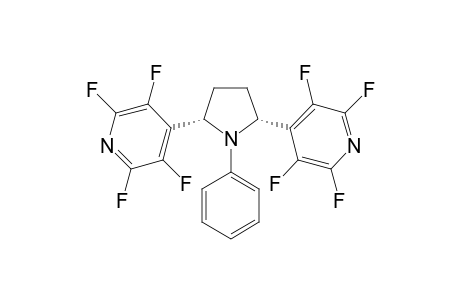 2,3,5,6-tetrafluoro-4-[(2S,5R)-1-phenyl-5-(2,3,5,6-tetrafluoro-4-pyridyl)pyrrolidin-2-yl]pyridine